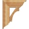 Ekena Millwork Westlake Traditional Rough Sawn Bracket w/ Offset Brace, Western Red Cedar, 8"W x 20"D x 24"H BKT0806X20X24WTL01RWR - alternate 2